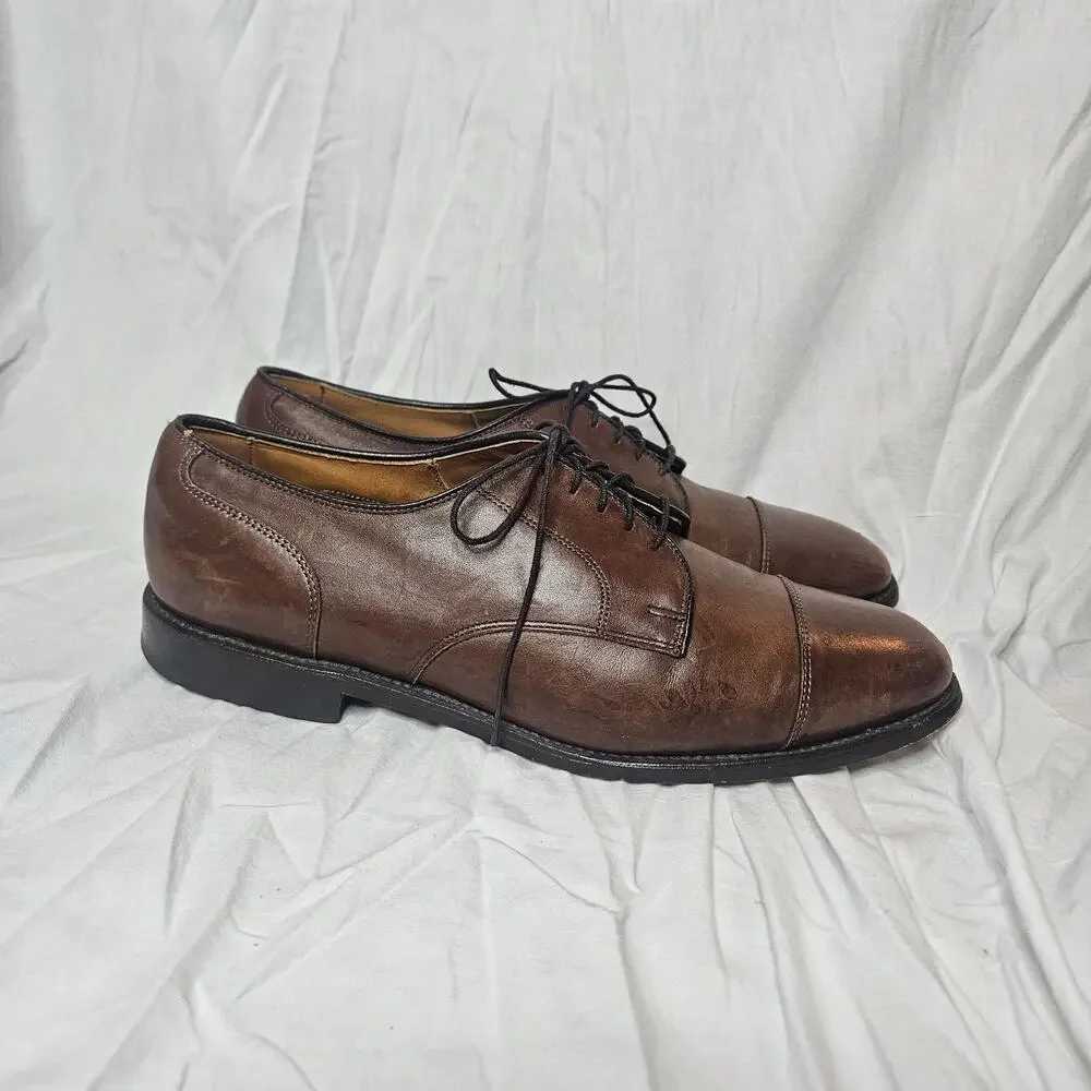 Allen Edmonds Brown Cap Dress Shoes Mens Size 11 D